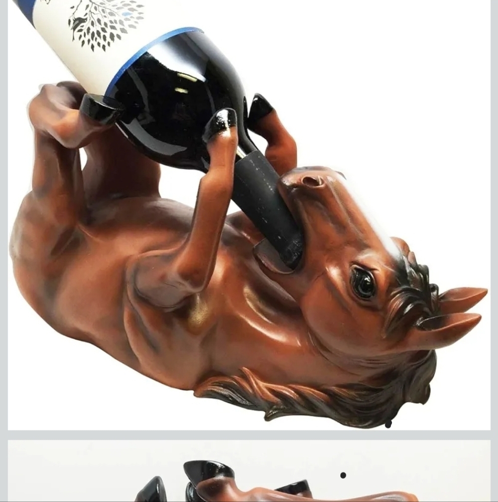 Brown Horse Sculpture